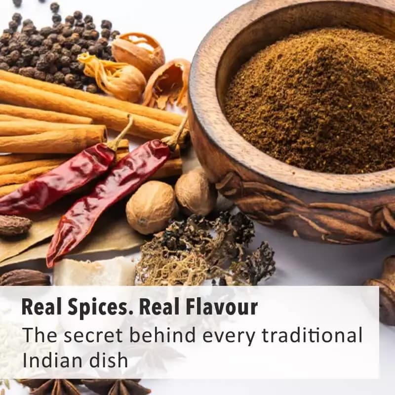 Authentic Indian spices from Kashmir to Kerala - saffron, pepper, cardamom and farm-fresh masalas