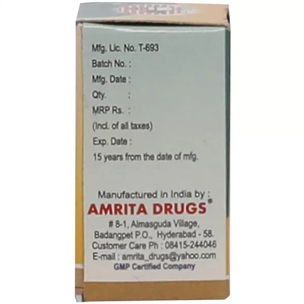 Amrita Chaturmukh Ras Tablets Batch & Manufacturing details