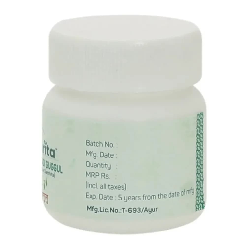 Amrita Kaishora Guggul 60 tablets Batch details