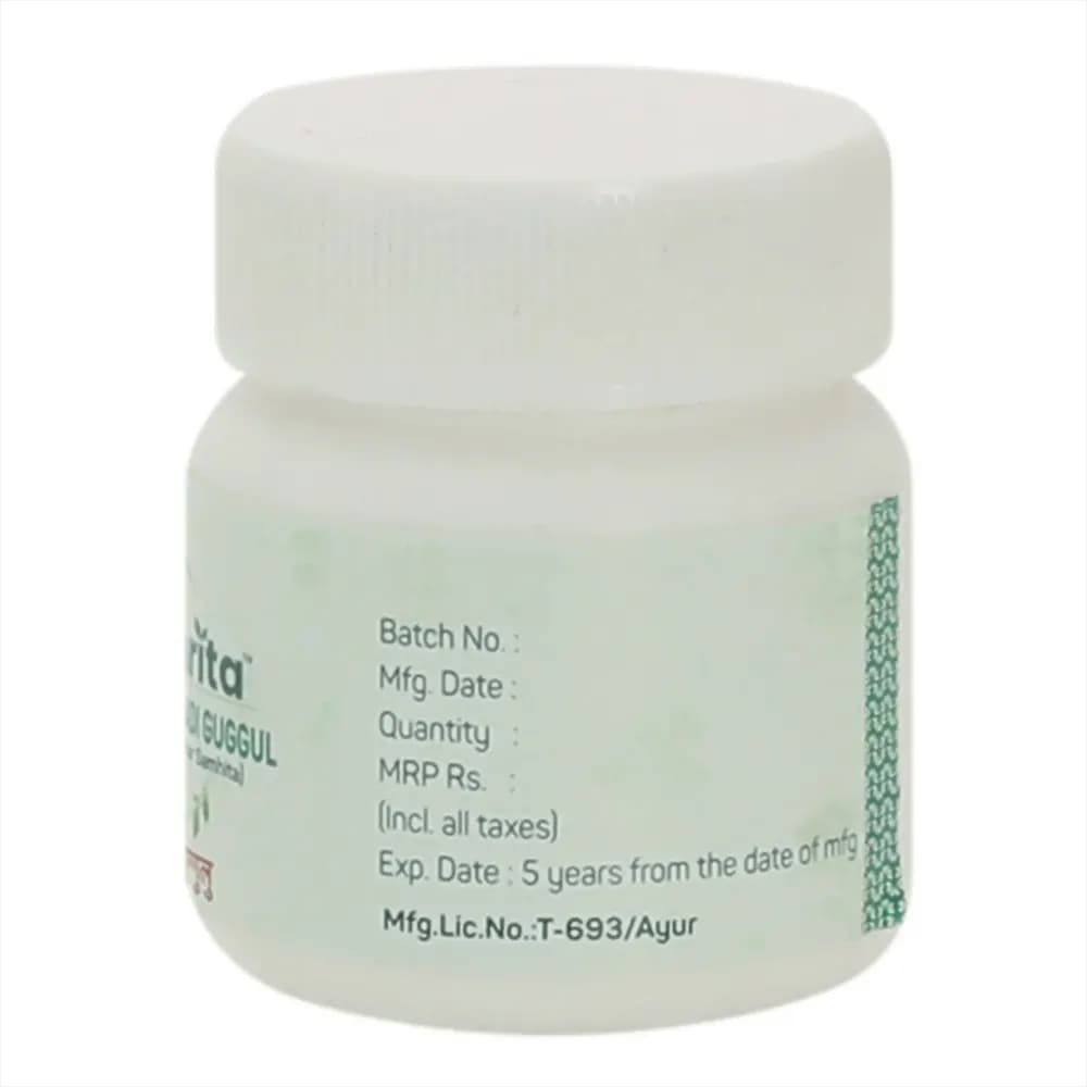 Amrita Panchatikta Guggul 60 Tablets Batch Details