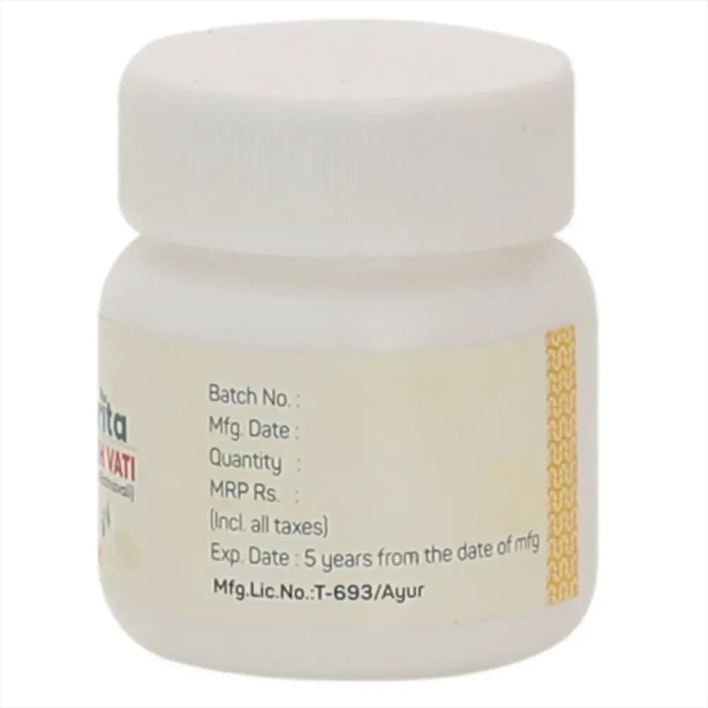 Amrita Prabhakar Vati 60 tablets Batch details