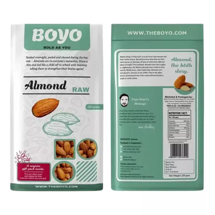 Boyo Raw Almonds