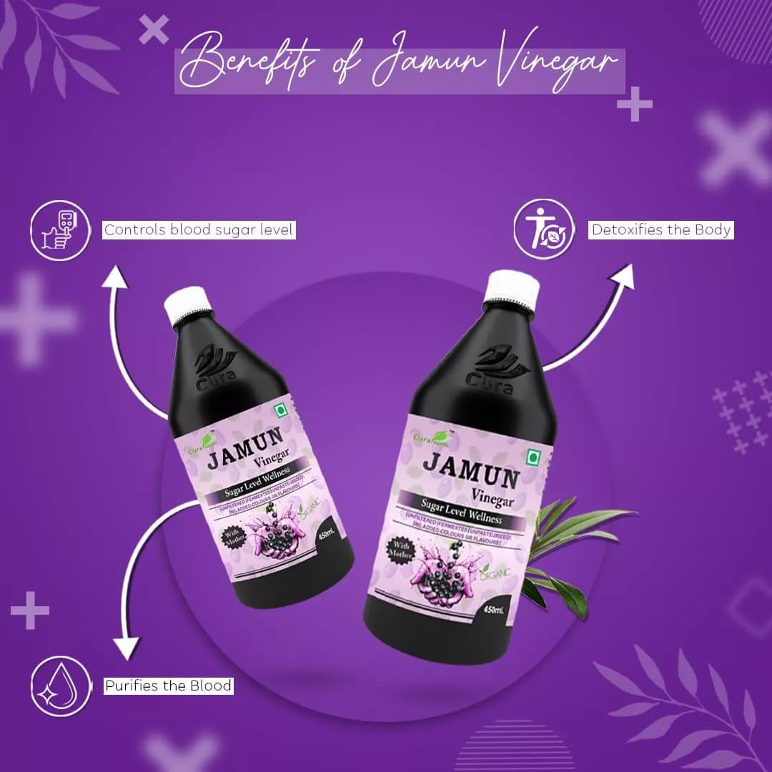 Cura Jamun Vinegar 450 ml benefits