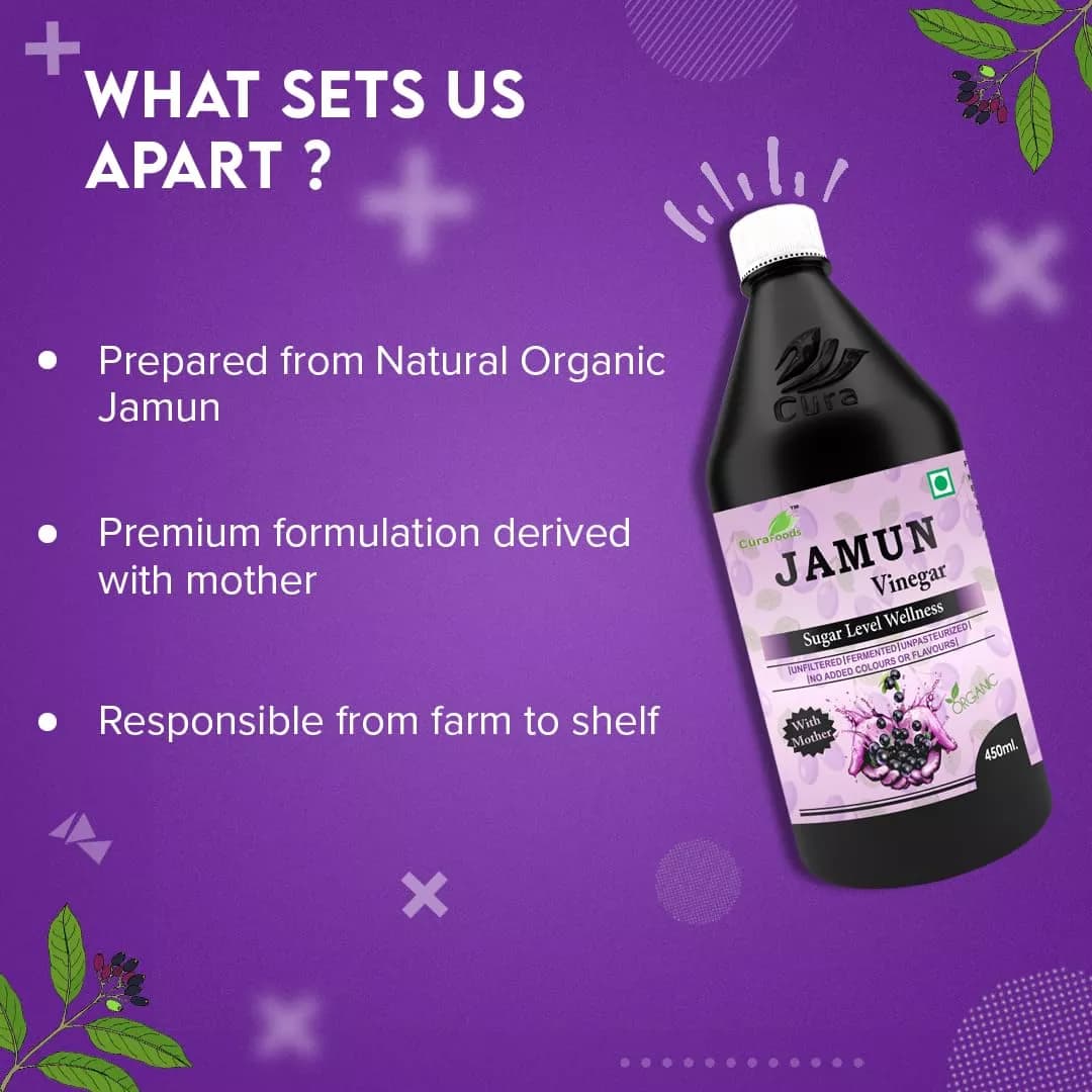 Cura Jamun Vinegar 450 ml what sets us