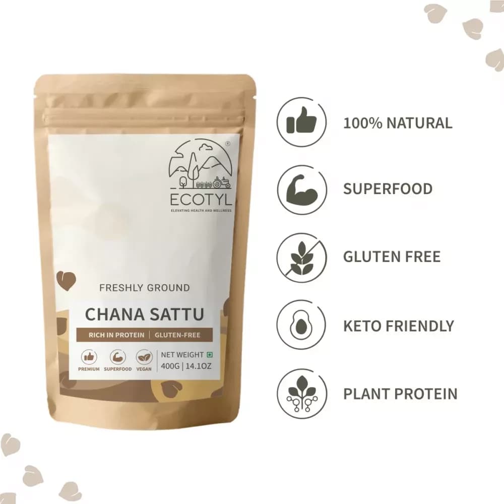 Ecotyl Chana Sattu 400 g features