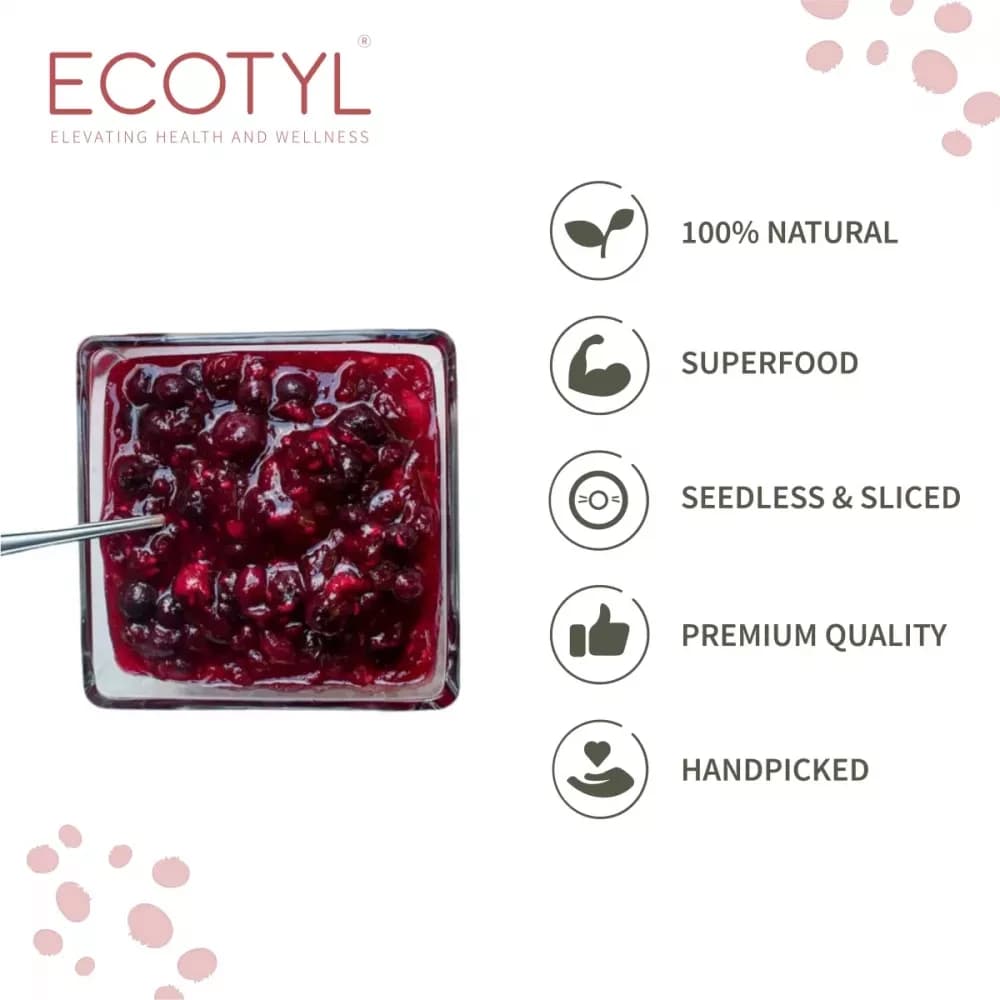 Ecotyl Dried Cranberries 150 g Features
