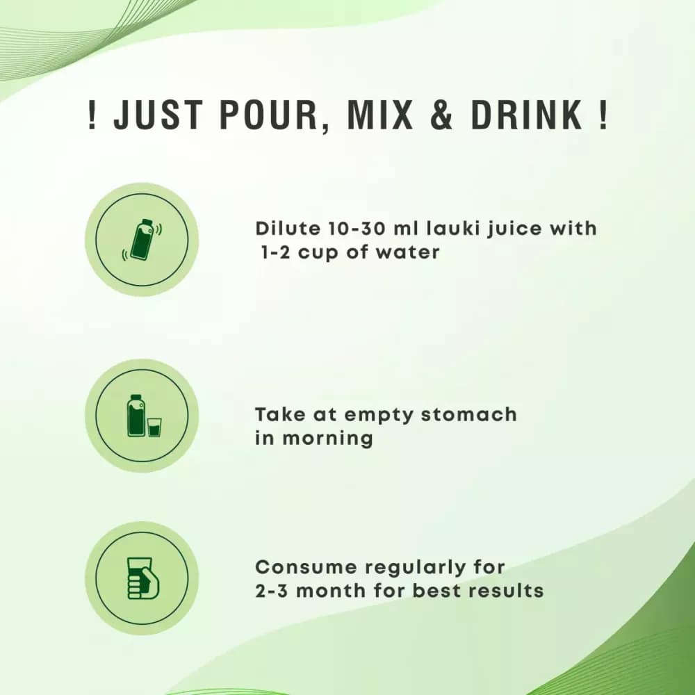 Four Seasons Lauki Juice 500 ml How To Use