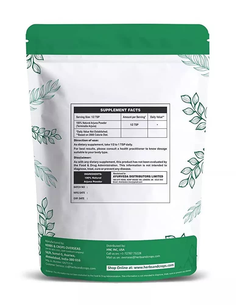 H&C Herbal Arjuna Powder 100 g Dosage