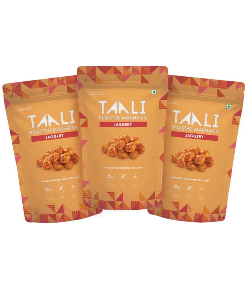 Roasted Makhana Jaggery Flavored Plant Based Protein Gluten Free  Healthy Snack