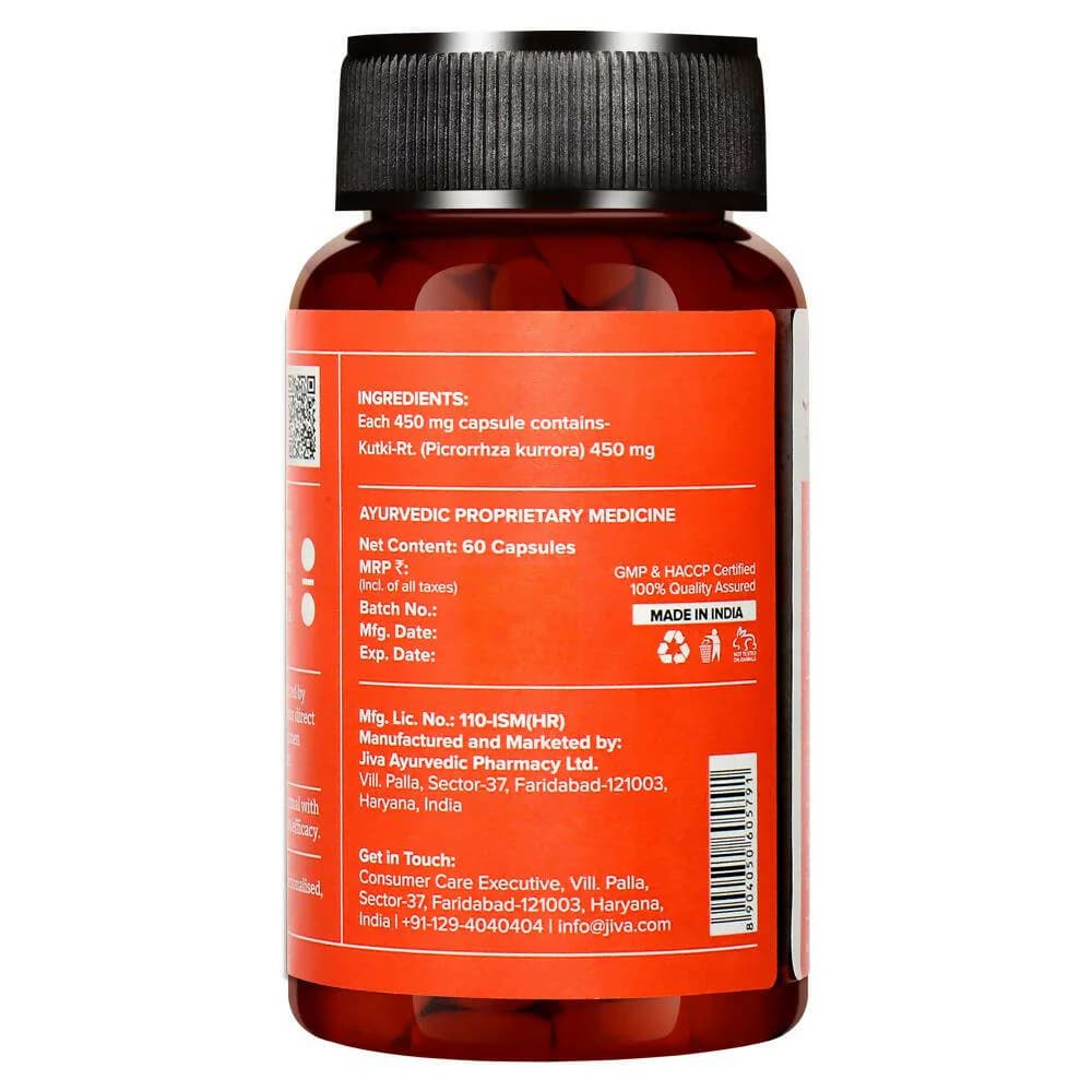 Jiva Ayurveda Kutki 60 Capsules Batch & Manufacturing Details