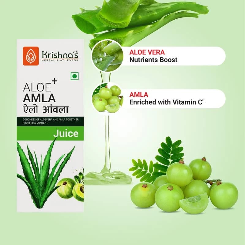 Krishna's Amla Aloe Vera Juice ingredients