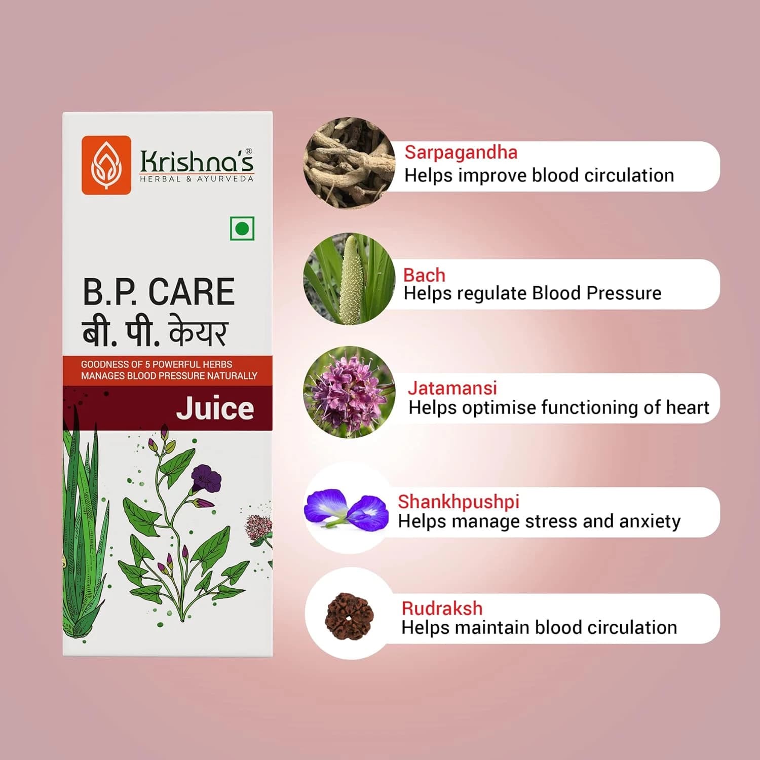Krishna's High BP Care Juice ingredients