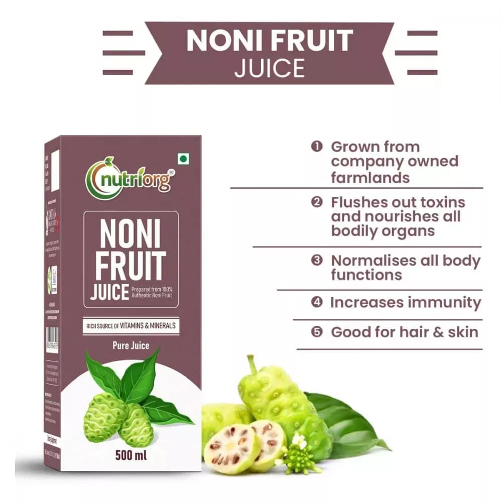 Nutriorg Noni Juice 500 ml Benefits