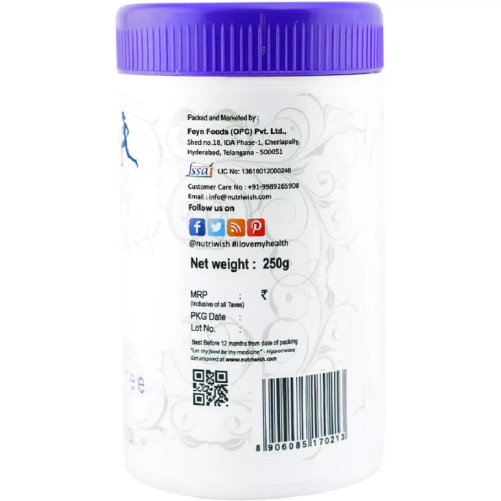 Nutriwish Quinoa Flour 250 g manufacturing details