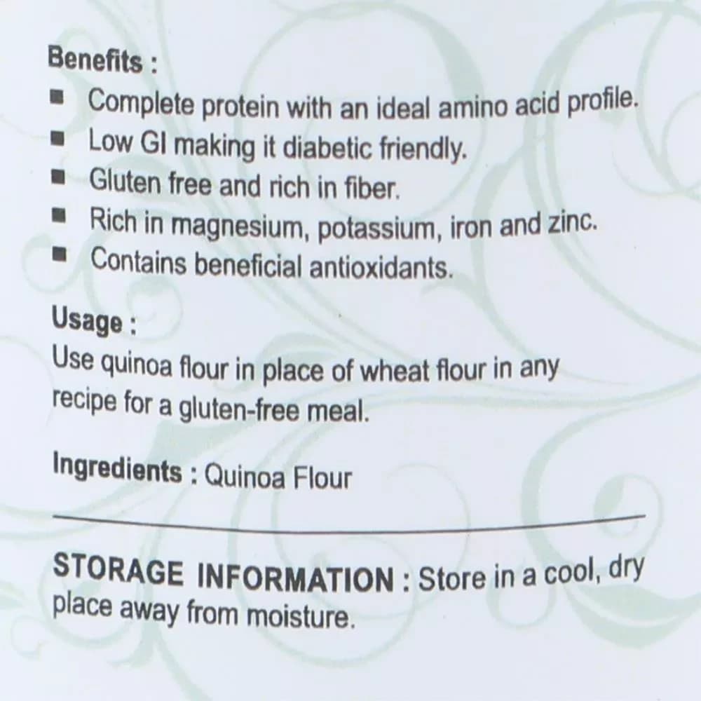 Nutriwish Quinoa Flour 250 g benefits & other details