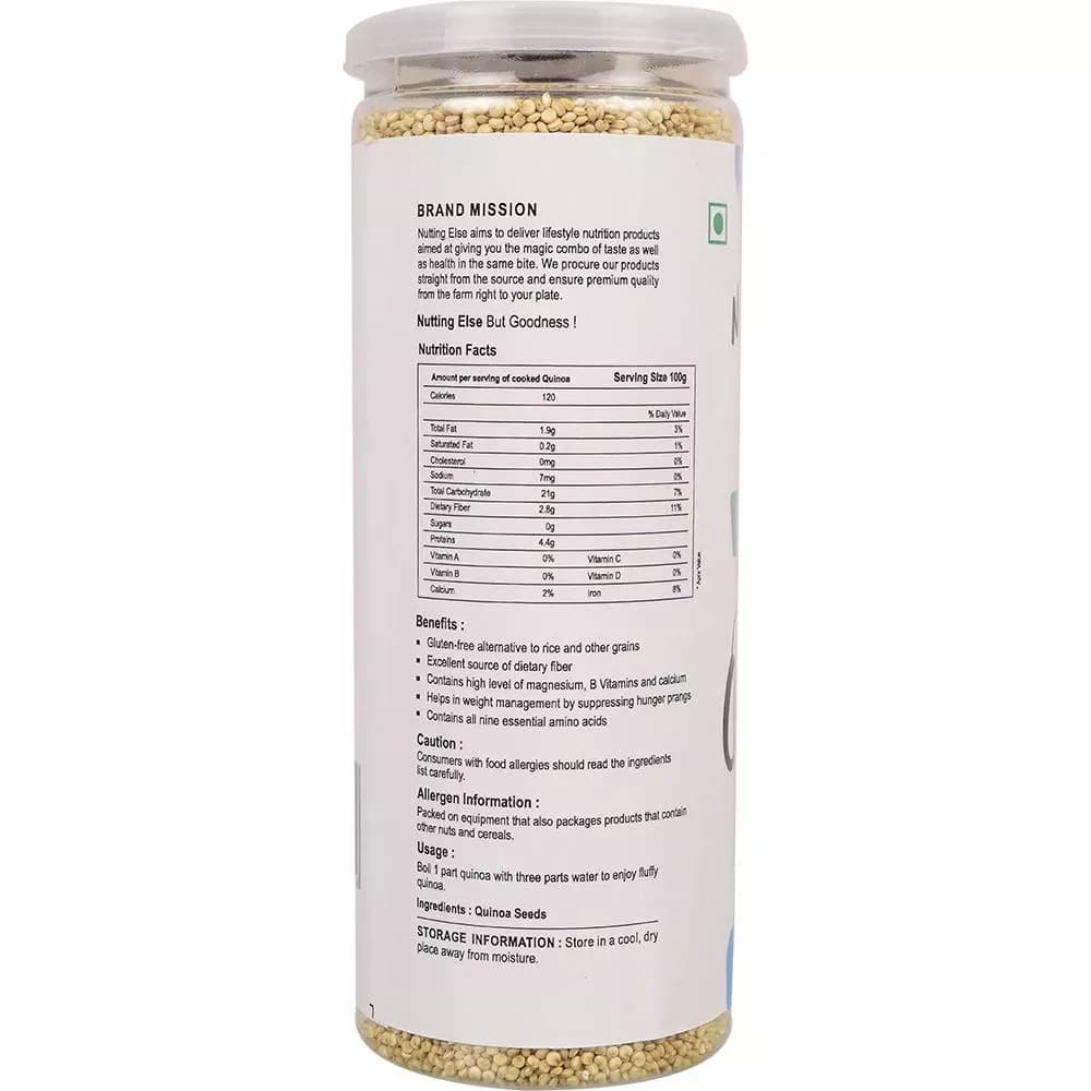 Nutting Else Quinoa Seeds 200 g Nutrition Facts