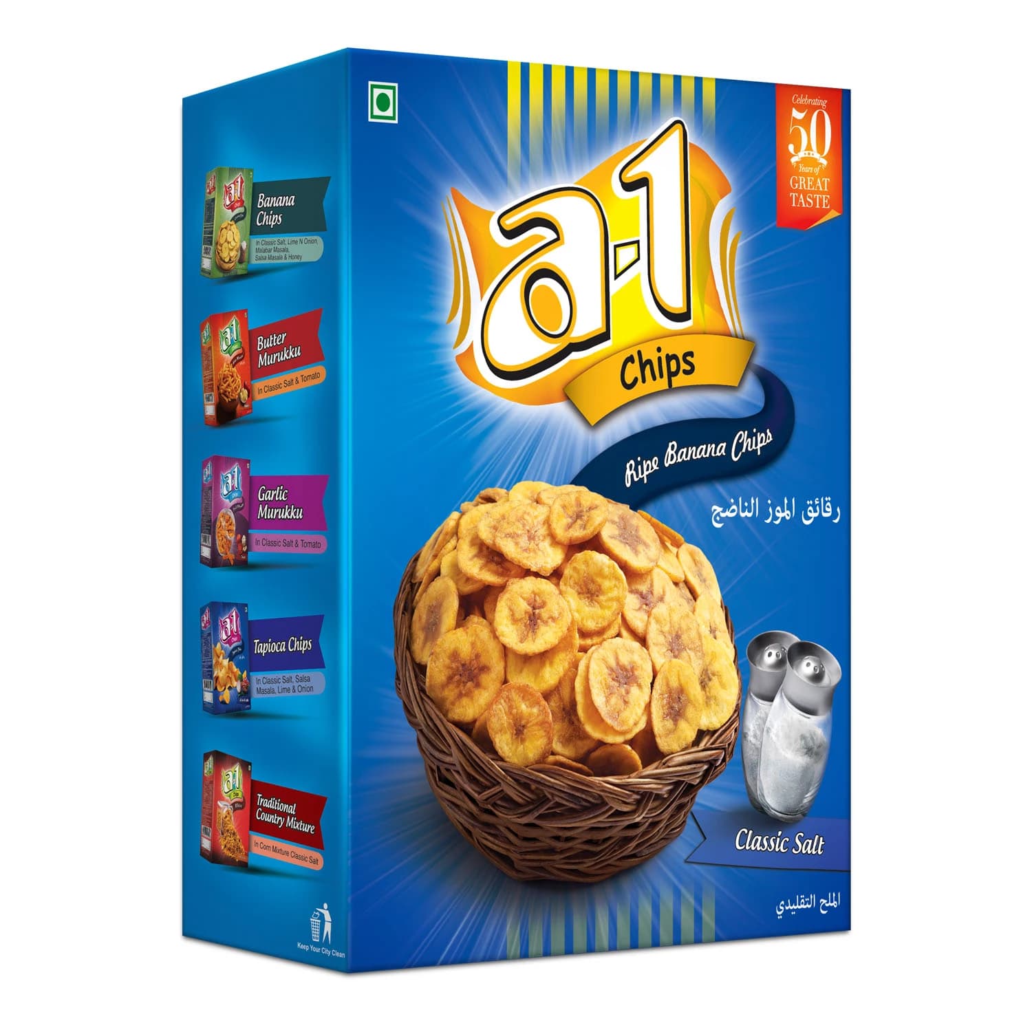 A1 Chips Ripe Banana Fruit Chips — 250 g