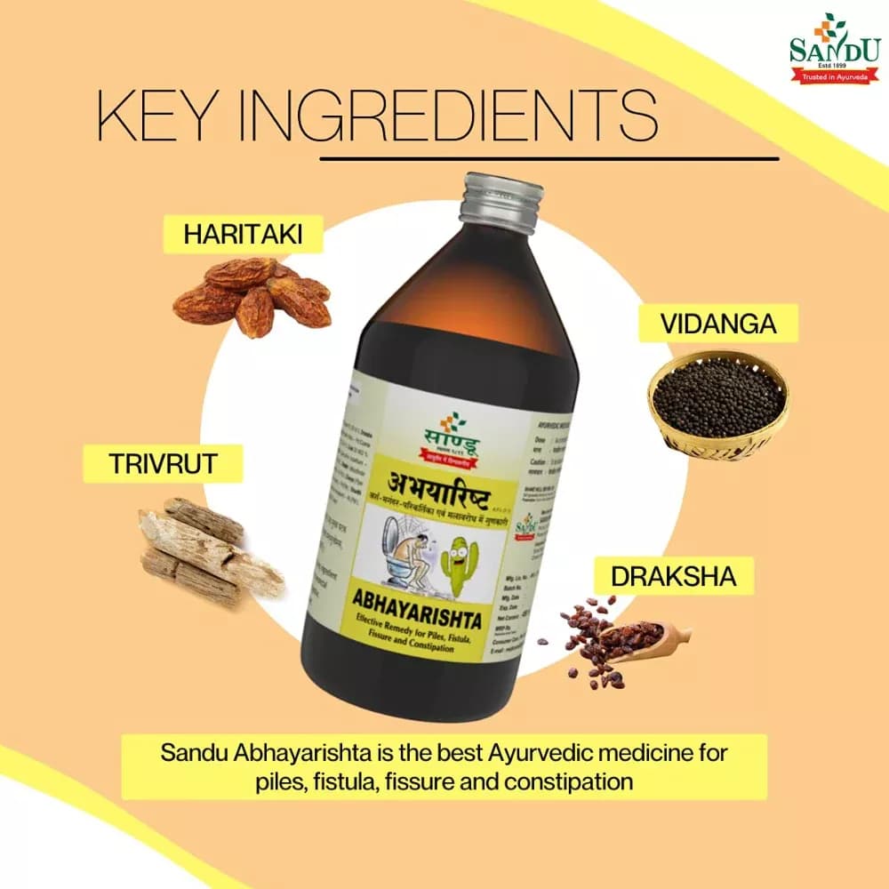Sandu Abhayarishta Key Ingredients