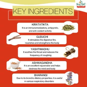 Sandu MSK Plus Key Ingredients