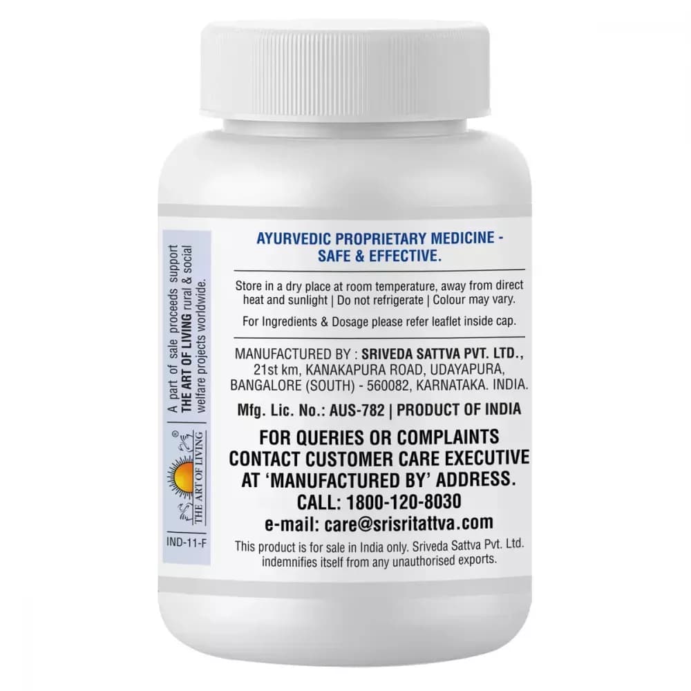 Sri Sri Tattva Deva Vati 60 Tablets manufacturing details