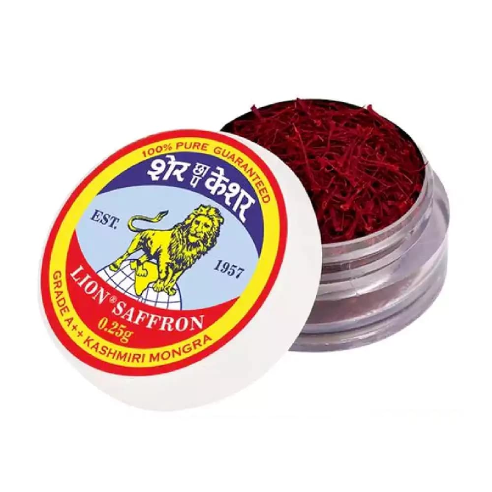 025 G Lion Saffron Kashmiri Mongra Kesar Grade A Used For Cooking ShopIndianProductsa