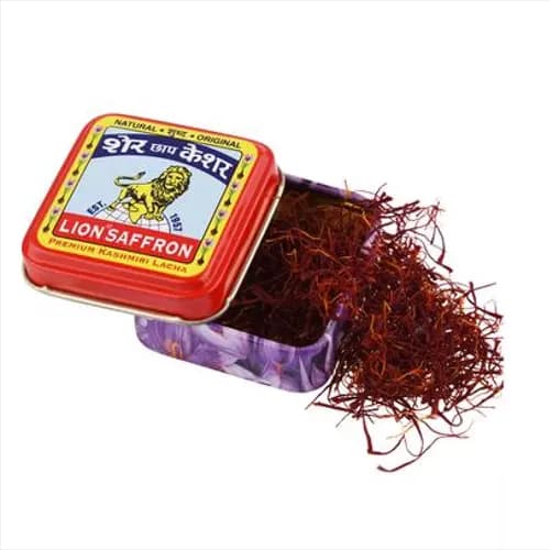 1 G Lion Saffron Pure Kashmiri Lacha Kesar Certified Grade A Improves Health ShopIndianProductsa