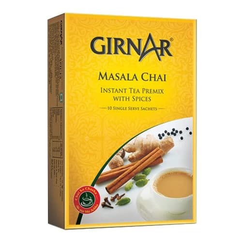 10 Pcs Girnar Instant Tea Bag Premix With Masala ShopIndianProductsa
