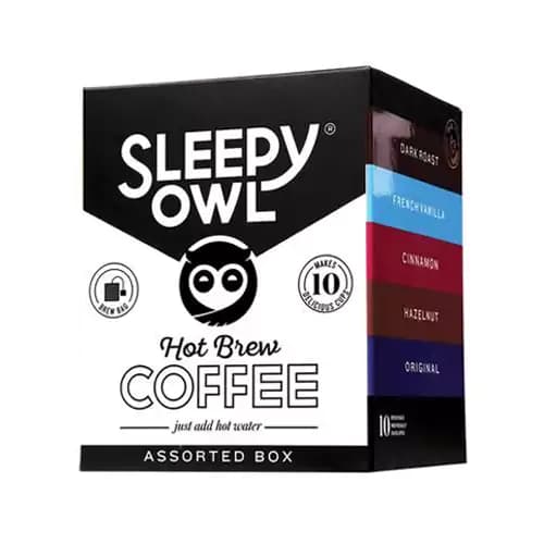 100 G 10 Bags X 10 G Each Sleepy Owl Coffee Dip Bags Freshly Brewed Coffee ShopIndianProductsa