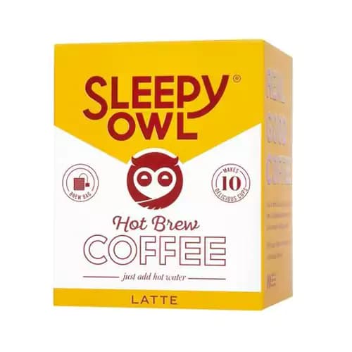 100 G 10 Bags X 10 G Each Sleepy Owl Hot Brew Latte Bags High Quality Arabica Beans Blend ShopIndianProductsa