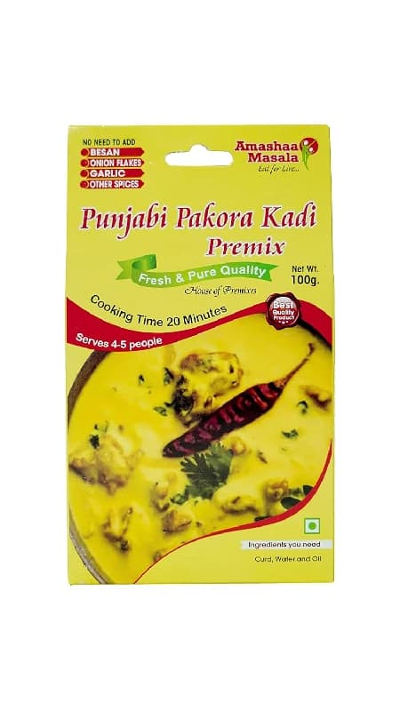 100 G Amashaa Masala Punjabi Kadi Pakora Premix ShopIndianProductsa