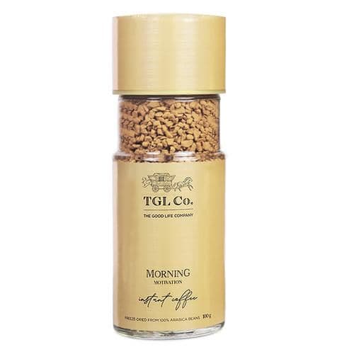 100 G Bottle Tgl Co Morning Motivation Instant Coffee 100Percent Arabica Beans ShopIndianProductsa