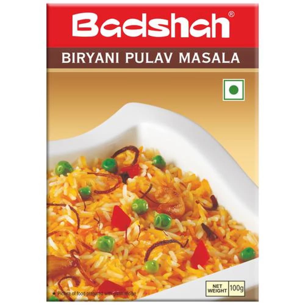 100 G Carton Badshah Masala Pulav Biryani ShopIndianProductsa
