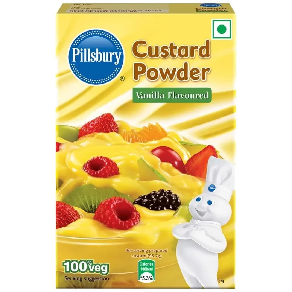 100 G Carton Pillsbury Custard Powder Vanilla Flavour ShopIndianProductsa