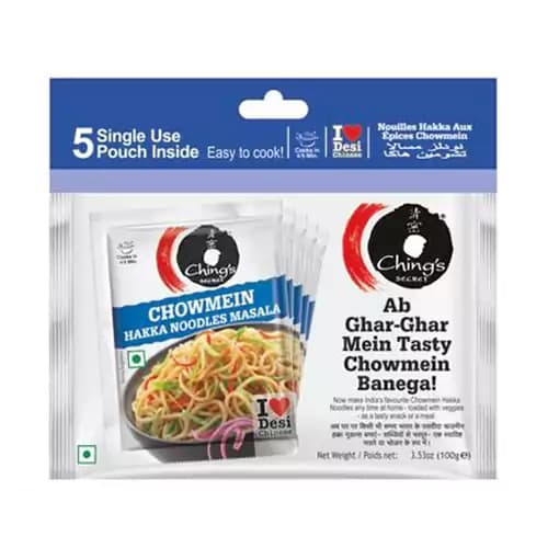 100 G Chings Secret Chowmein Hakka Noodle Masala ShopIndianProductsa