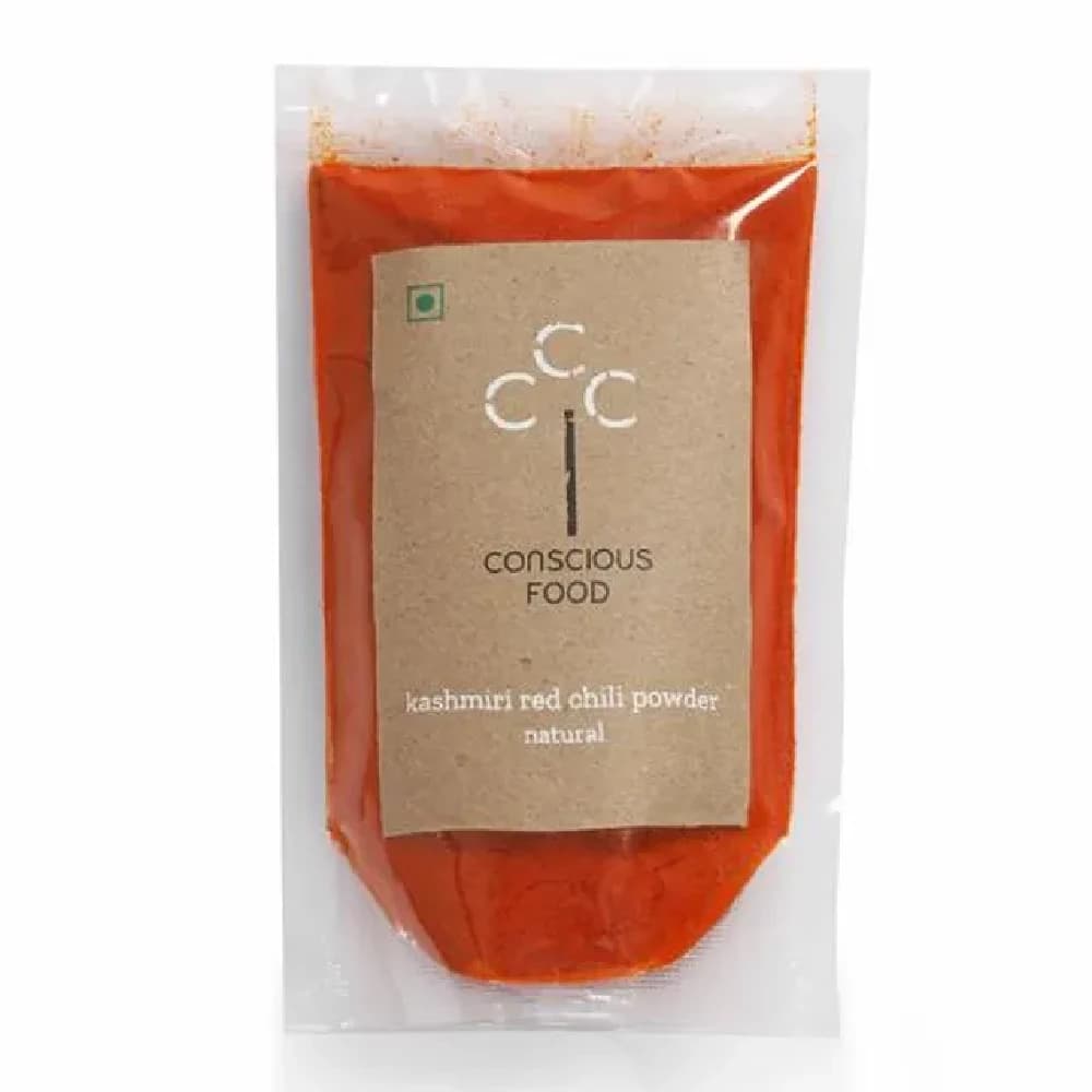 100 G Conscious Food Red Chilli Powder Menasina Pudi Kashmiri ShopIndianProductsa