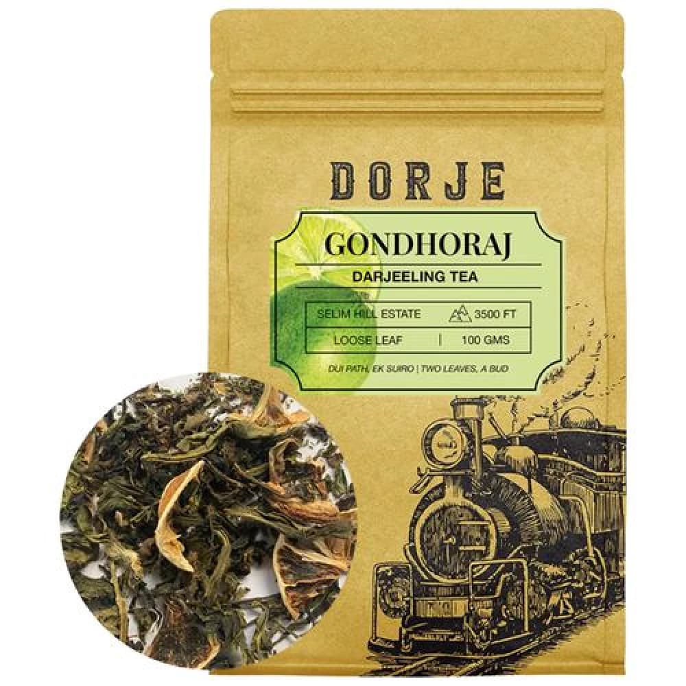 100 G Dorje Gondhoraj Darjeeling Tea 100Percent Organic ShopIndianProductsa