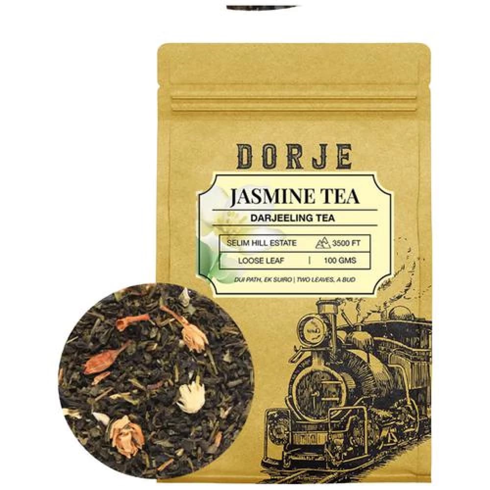 100 G Dorje Jasmine Darjeeling Tea Floral ShopIndianProductsa