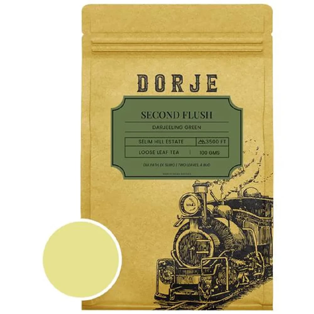 100 G Dorje Second Flush Darjeeling Green Tea Mild Flavour ShopIndianProductsa