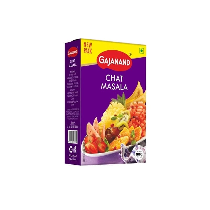 100 G Gajanand Chat Masala ShopIndianProductsa