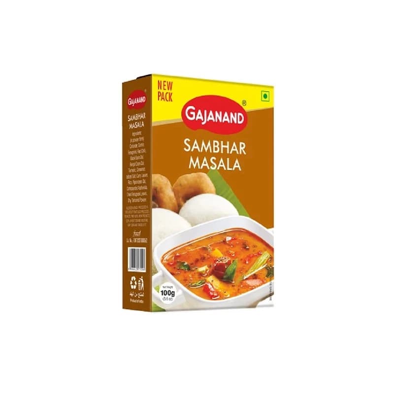 100 G Gajanand Sambhar Masala ShopIndianProductsa