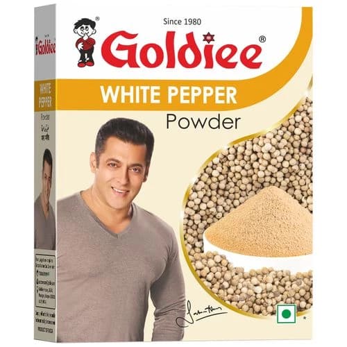 100 G Goldiee Powder White Pepper ShopIndianProductsa