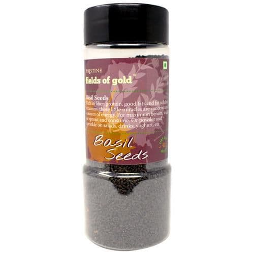 100 G Jar Pristine Fields Of Gold Basil Seeds ShopIndianProductsa