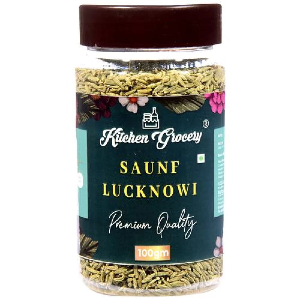 100 G Kitchen Grocery Saunf Lucknowi Mouth Freshener ShopIndianProductsa