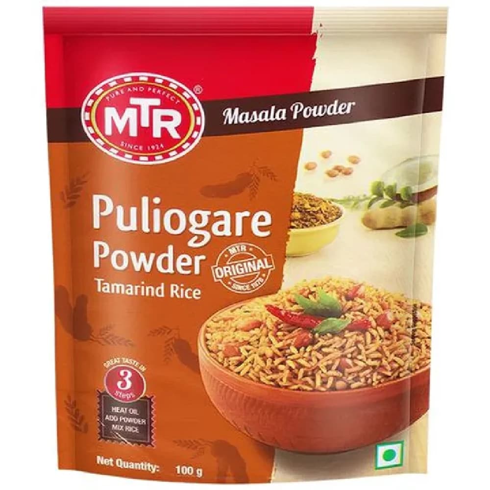 100 G Mtr Masala Puliogare Powder ShopIndianProductsa