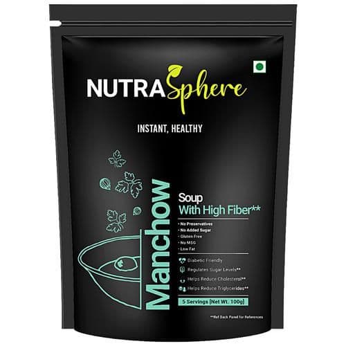100 G Nutrasphere Manchow High Fiber Soup Low Fat ShopIndianProductsa
