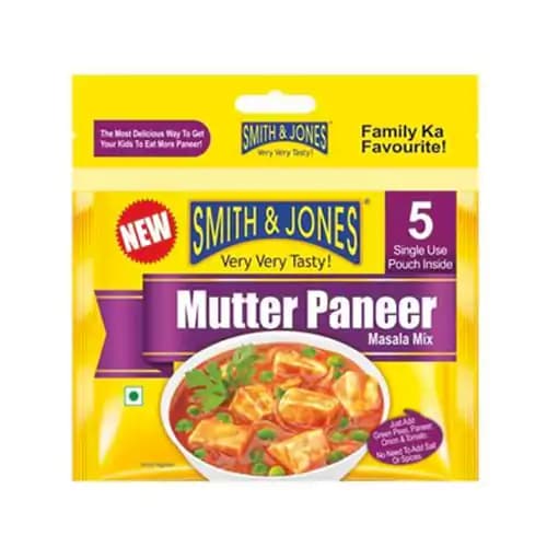 100 G Pack Of 5 Smith Jones Mutter Paneer Masala ShopIndianProductsa