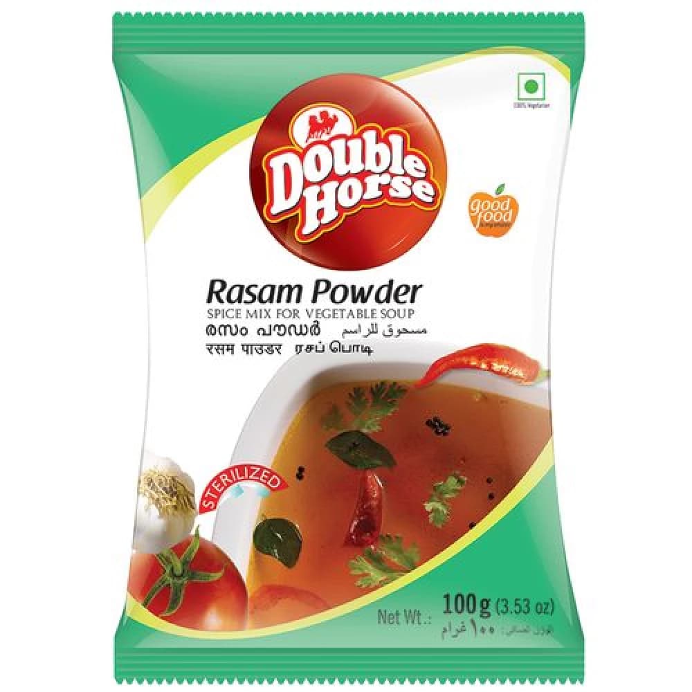 100 G Pouch Double Horse Powder Rasam ShopIndianProductsa