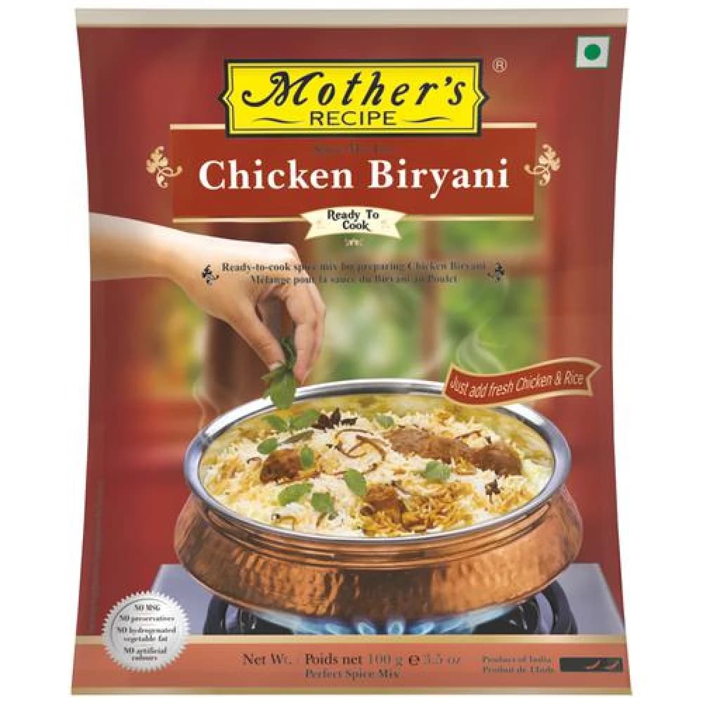 100 G Pouch Mothers Recipe Mothers Recipe Mix Chicken Biryani 100 G Pouch ShopIndianProductsa