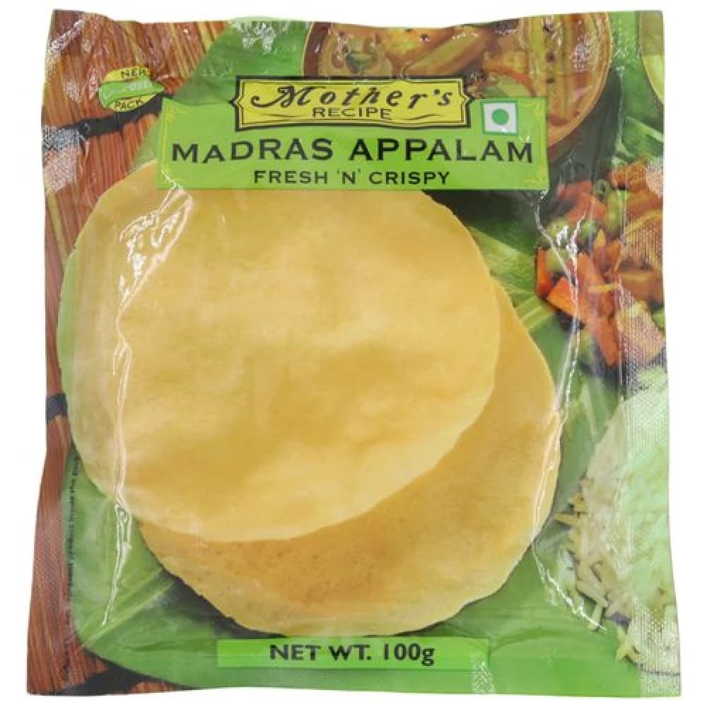 100 G Pouch Motherss Recipe Appalam ShopIndianProductsa