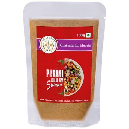 100 G Pouch Senseful Chatpata Lal Masala Hand Pounded ShopIndianProductsa